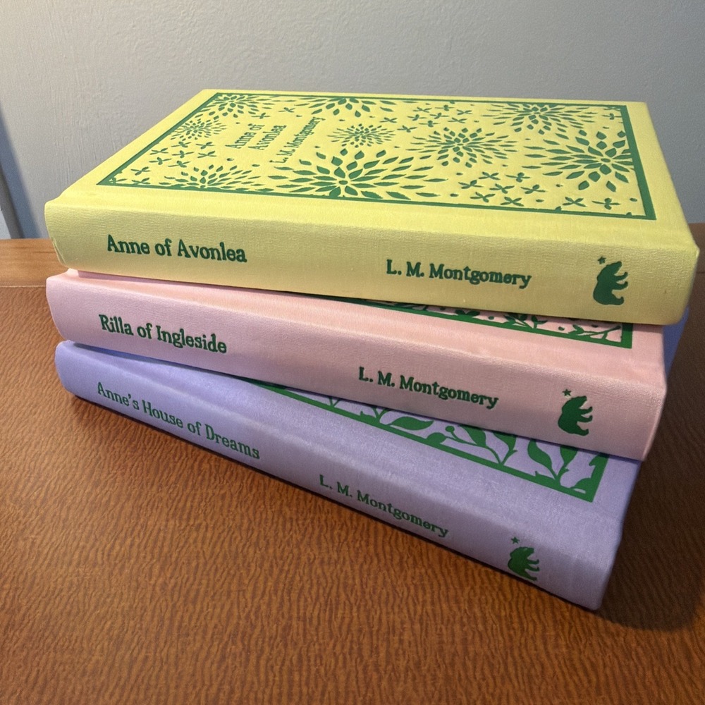 Set Of 3 New Condition Anne Of Green Gables Books by Montgomery L M